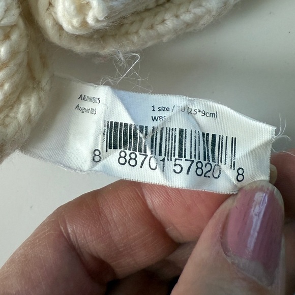 ROXY Knit Gloves Cream Tech Friendly One Size - Picture 4 of 4